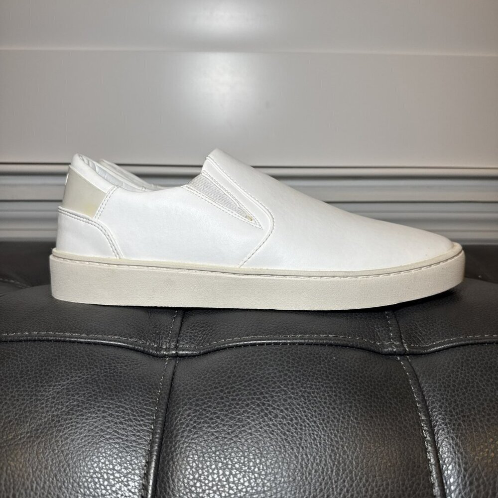 Thousand Fell Men's Slip On Low Top Sneaker White 9 US